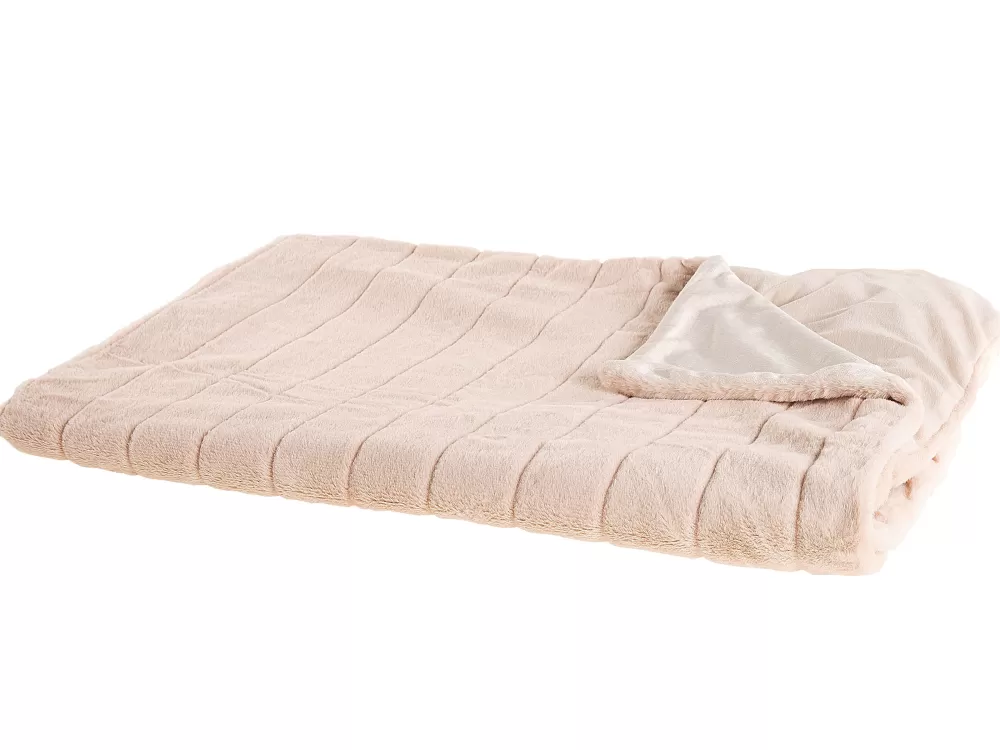 Cheap Beliani Huopa 180 X 220 Cm Vaaleanpunainen Smahra