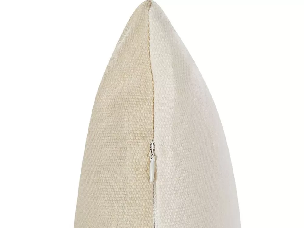 Tekstiilit<Beliani Koristetyyny Beige 30 X 50 Cm 2 Kpl Nierembergia