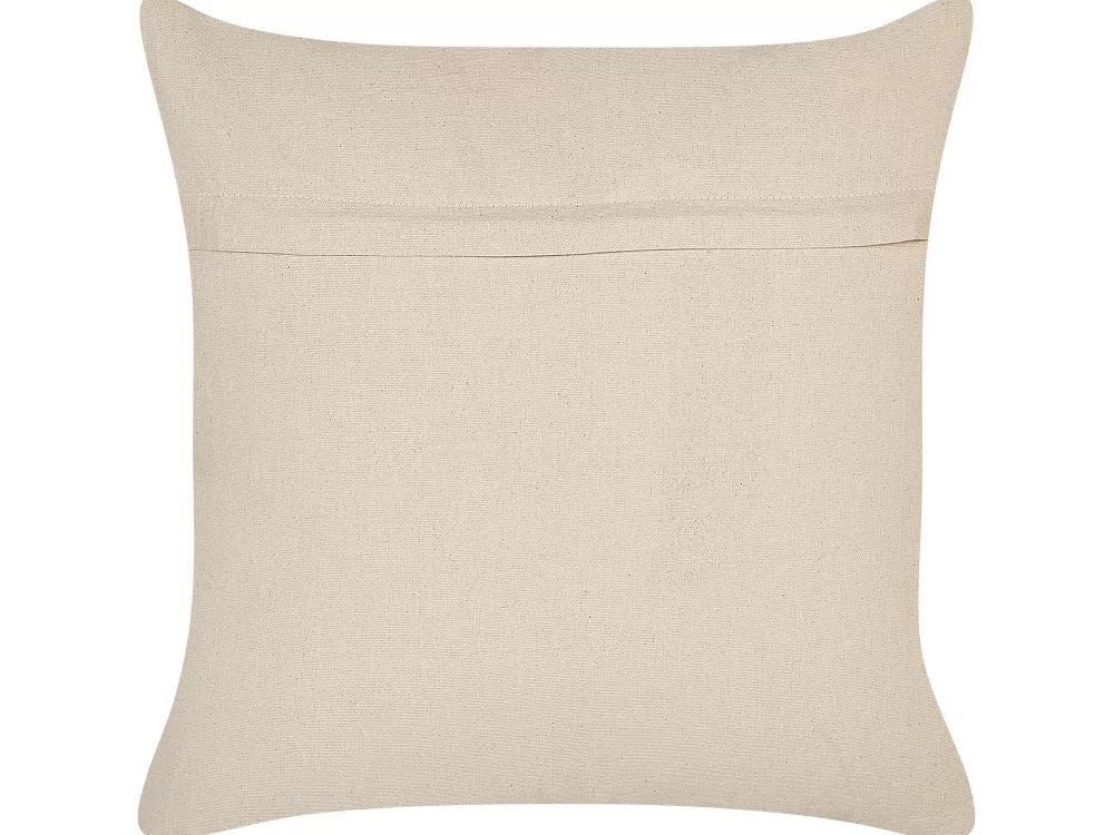 Tekstiilit<Beliani Koristetyyny Puuvilla Beige 45 X 45 Cm Ixora