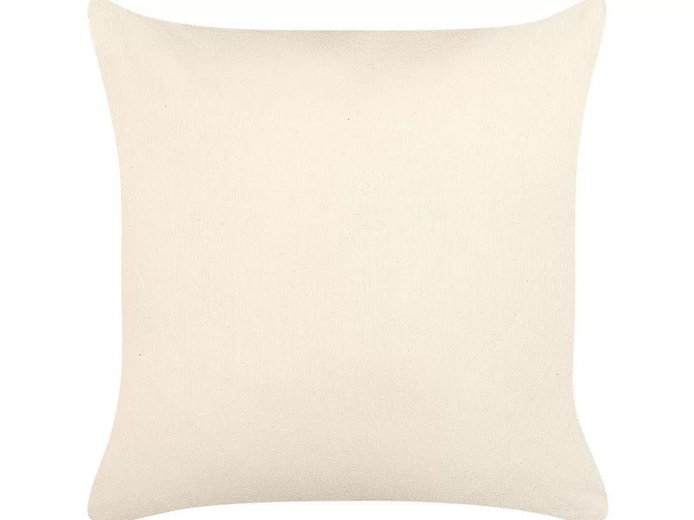 Tekstiilit<Beliani Koristetyyny Puuvilla Beige/Sininen 45 X 45 Cm 2 Kpl Rivina