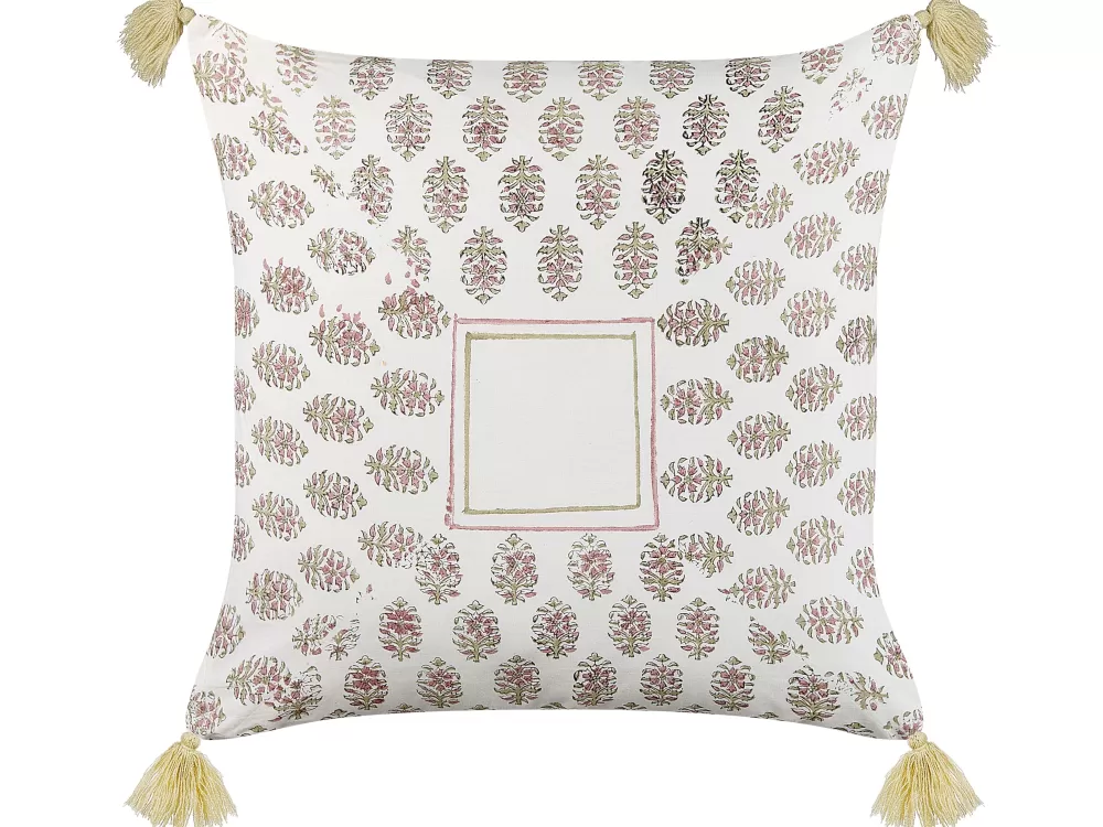 Tekstiilit<Beliani Koristetyyny Puuvilla Monivarinen 45 X 45 Cm 2 Kpl Setosa