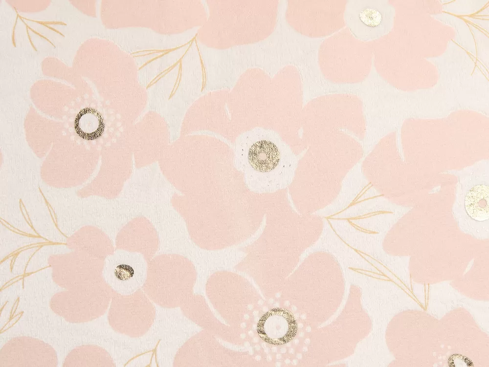 Tekstiilit<Beliani Koristetyyny Sametti Beige/Vaaleanpunainen 45 X 45 Cm 2 Kpl Triteleia
