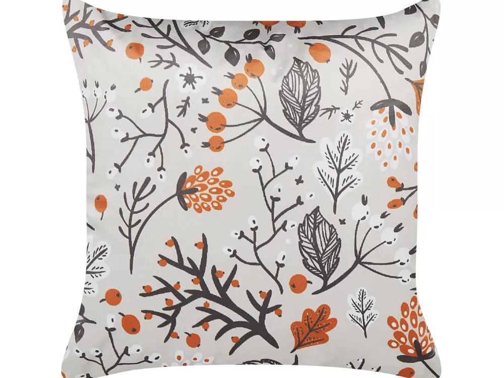 Tekstiilit<Beliani Koristetyyny Sametti Monivarinen 45 X 45 Cm Montbretia