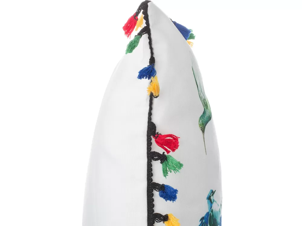 Hot Beliani Koristetyyny Valkoinen 45 X 45 Cm 2 Kpl Mallow