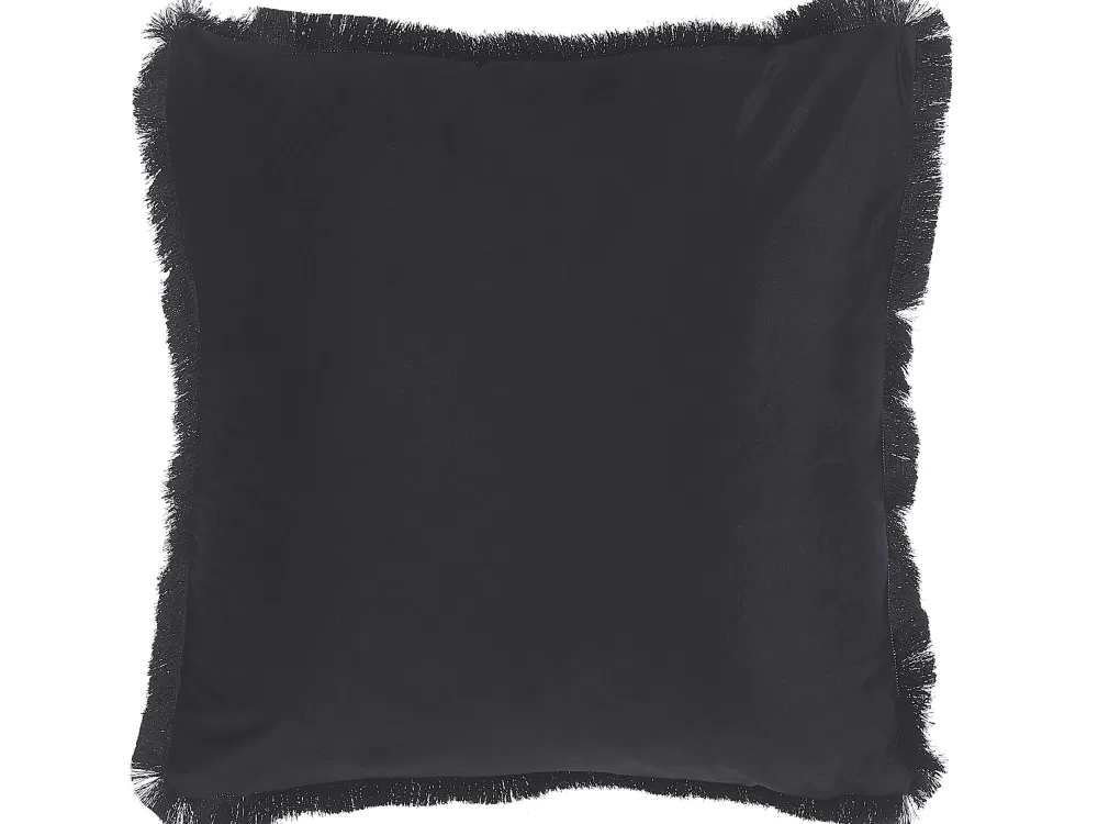Tekstiilit<Beliani Koristetyynysetti Tiikerikuvioinen Musta/Beige 45 X 45 Cm Ramtek