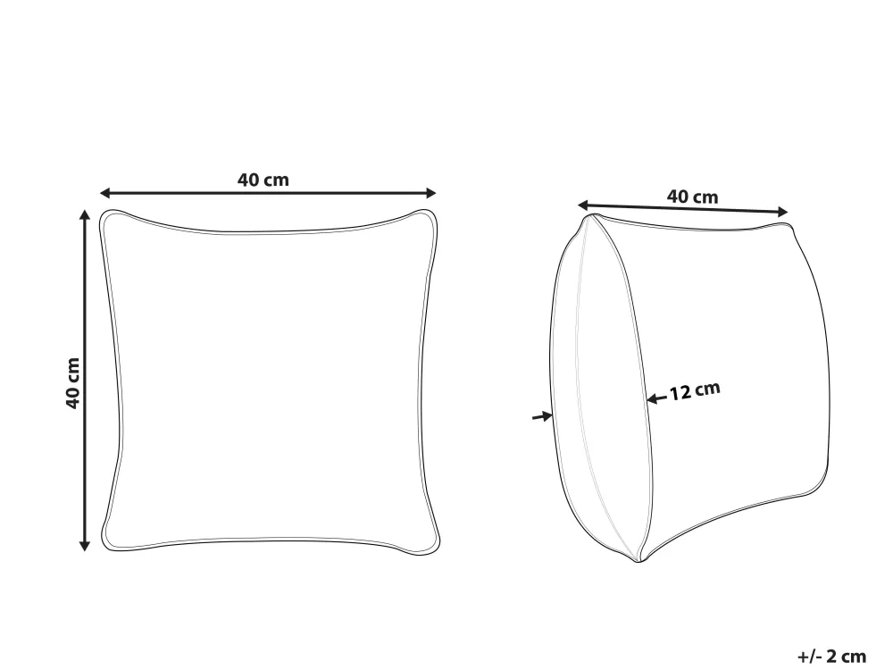 Cheap Beliani Lasten Tyyny 40 X 40 Cm Sininen Radzikot