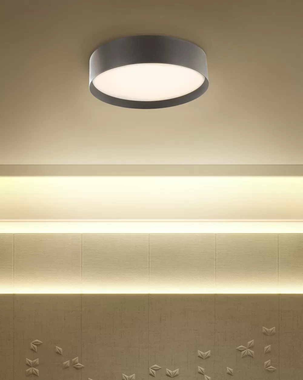 Outlet Beliani Led-Kattovalaisin Teras Musta Moei