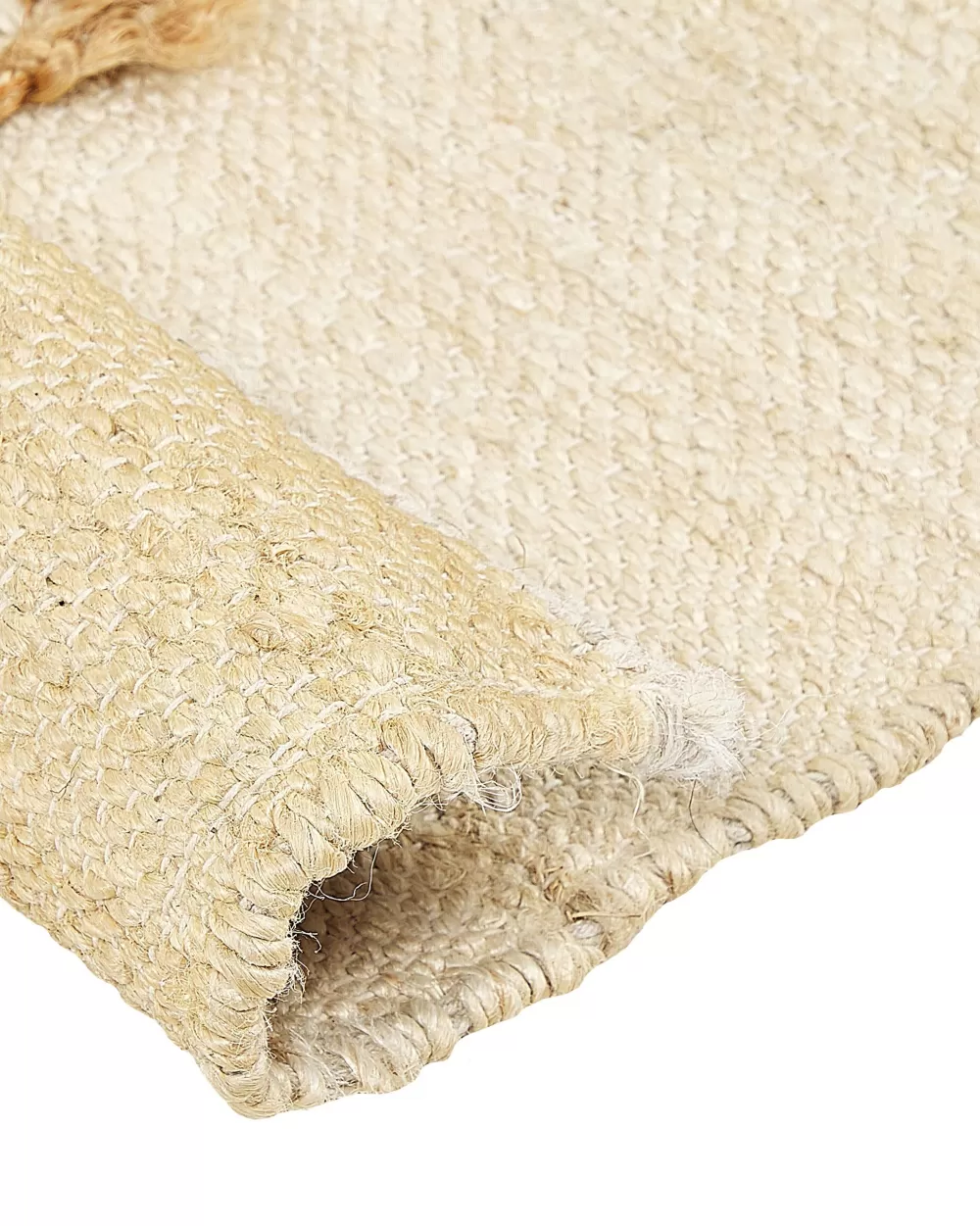 Online Beliani Matto Juutti Beige 160 X 230 Cm Hamzalar