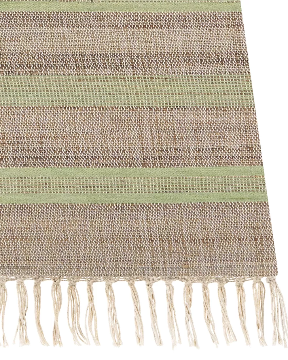 Matot<Beliani Matto Juutti Beige/Vaaleanvihrea 160 X 230 Cm Talpur