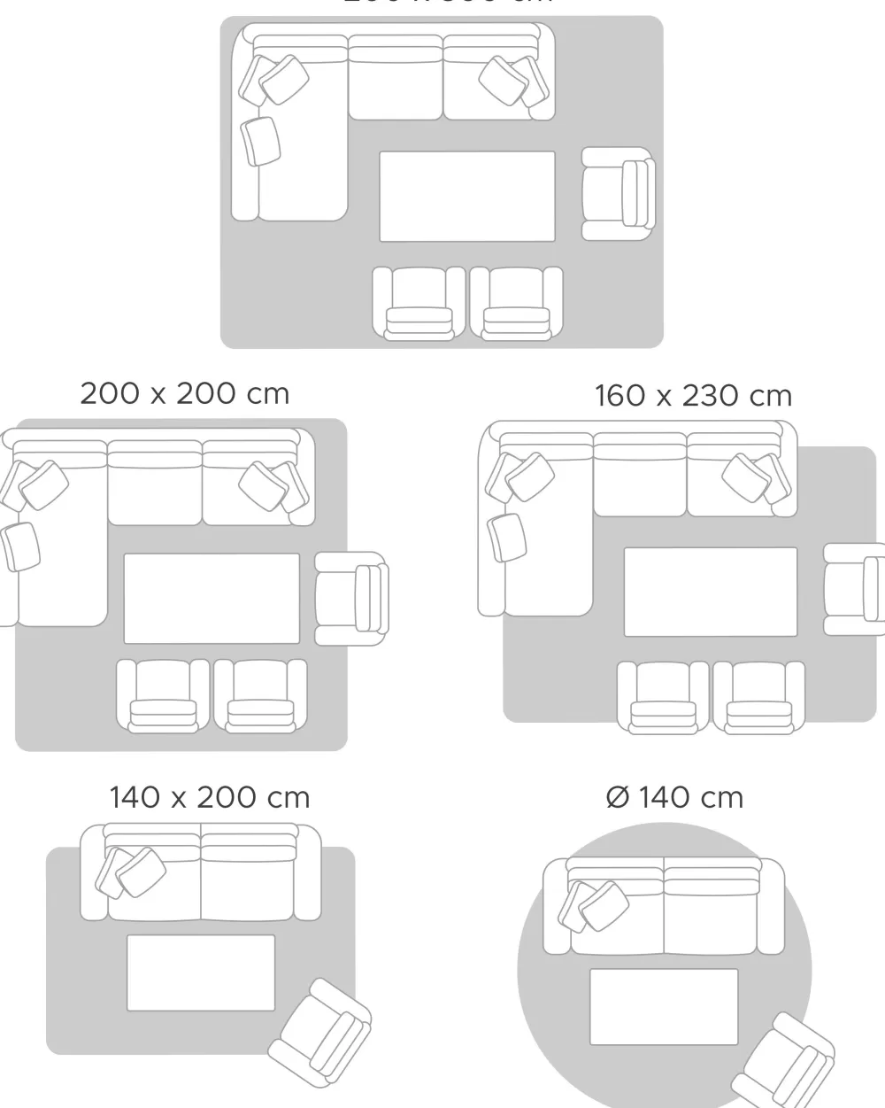 Matot<Beliani Matto Musta 160 X 230 Cm Cide