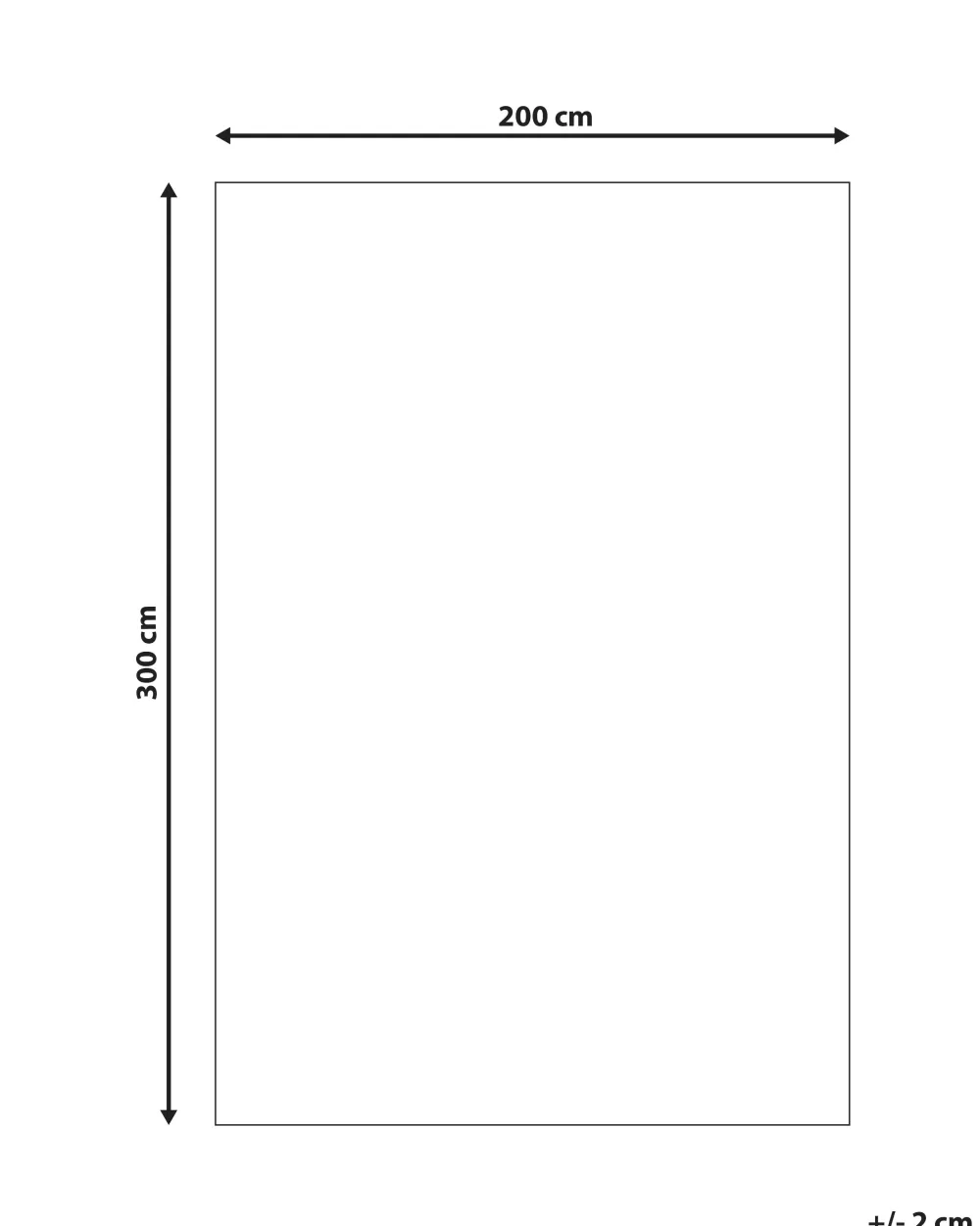 Matot<Beliani Matto Sininen 200 X 300 Cm Cide