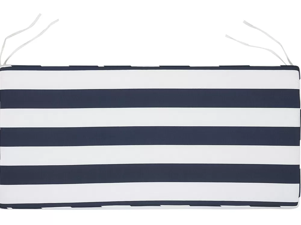 Tekstiilit<Beliani Pehmuste 112 X 54 Cm Laivastonsininen Raidallinen Vivara