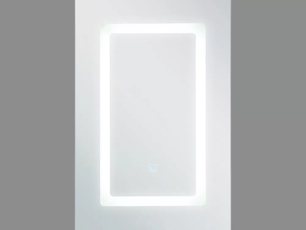 Hot Beliani Peilikaappi Led-Valo Valkoinen 40 X 60 Cm Condor