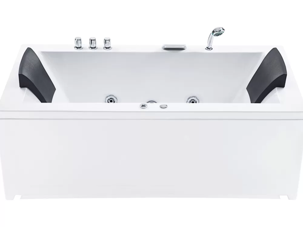 Kylpy- & Poreammeet<Beliani Poreamme Oikeak. Led-Valot Valkoinen 183 X 90 Cm Varadero