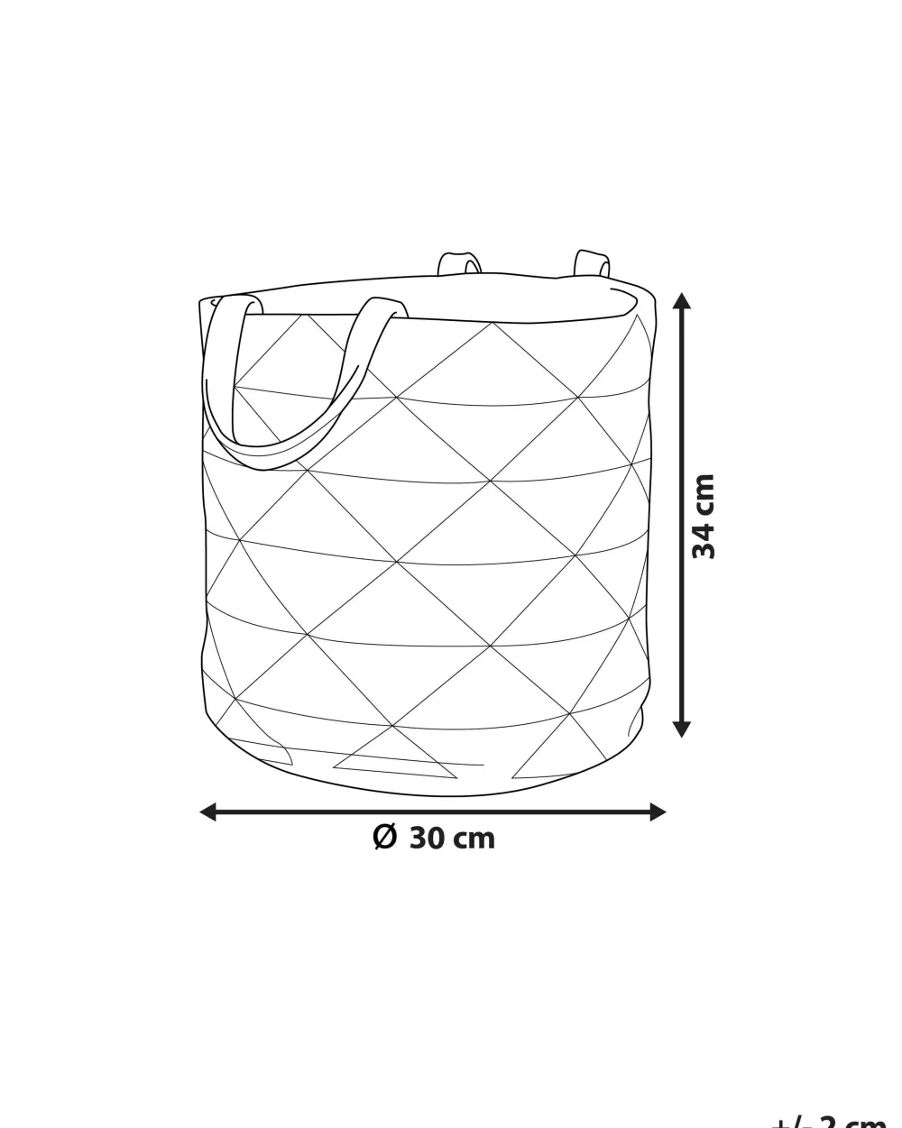 Lastenhuone<Beliani Puuvillakori Monivarinen 34 Cm Madola