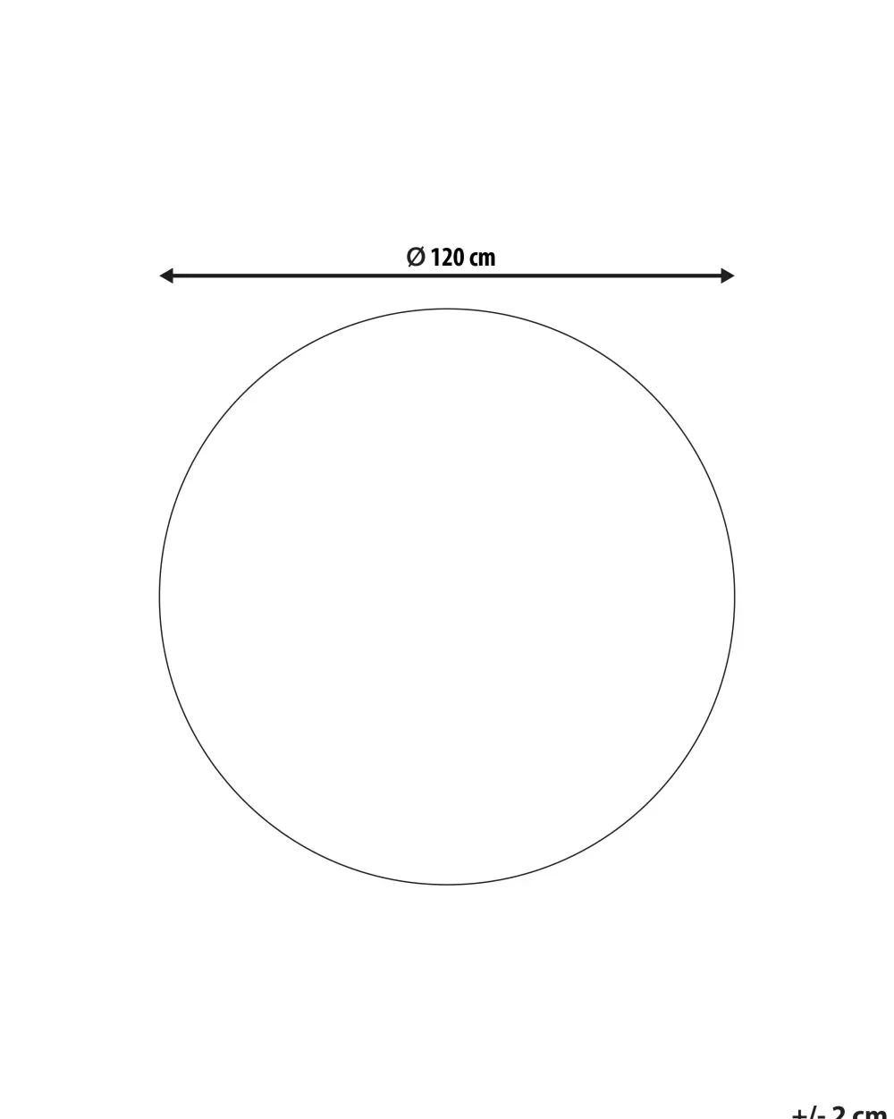 Matot<Beliani Pyorea Matto Harmaa 120 Cm Kerte