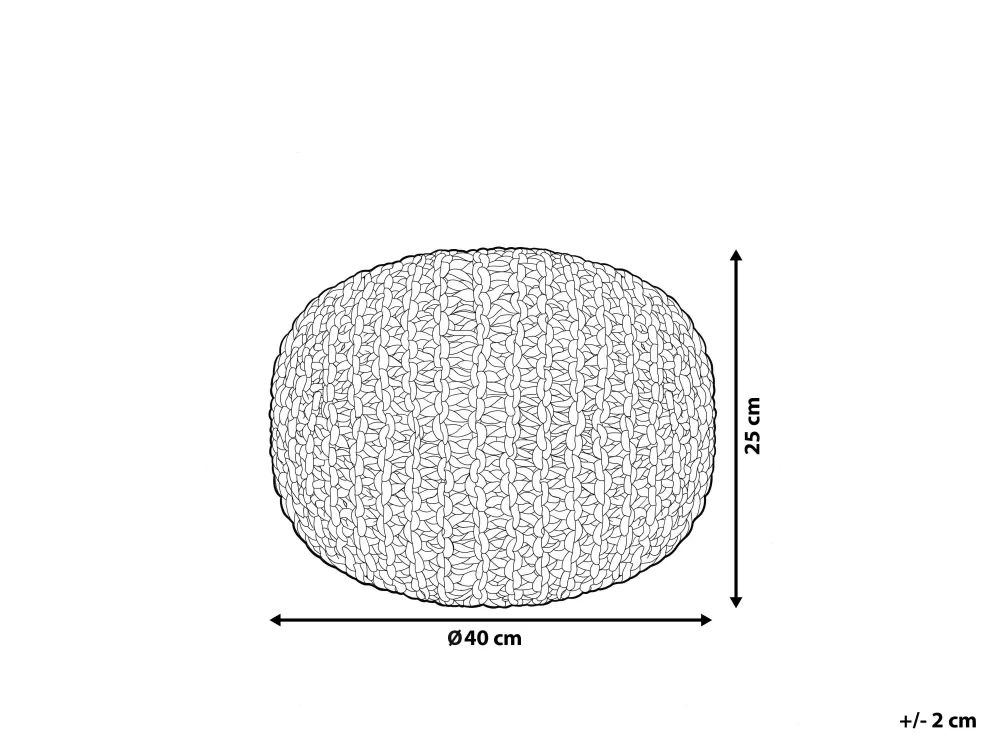 Discount Beliani Rahi Puuvilla Vaaleansininen 40 Cm Conrad