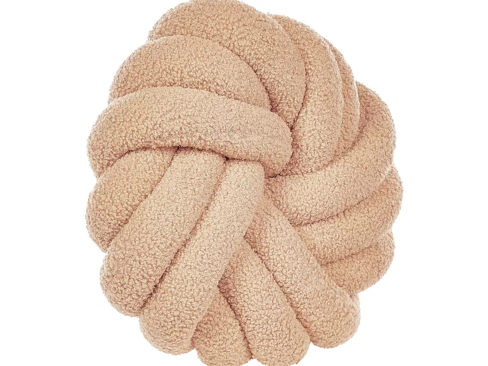 Tekstiilit<Beliani Solmutyyny Buklee Vaalea Beige 31 X 31 Cm 2 Kpl Akola