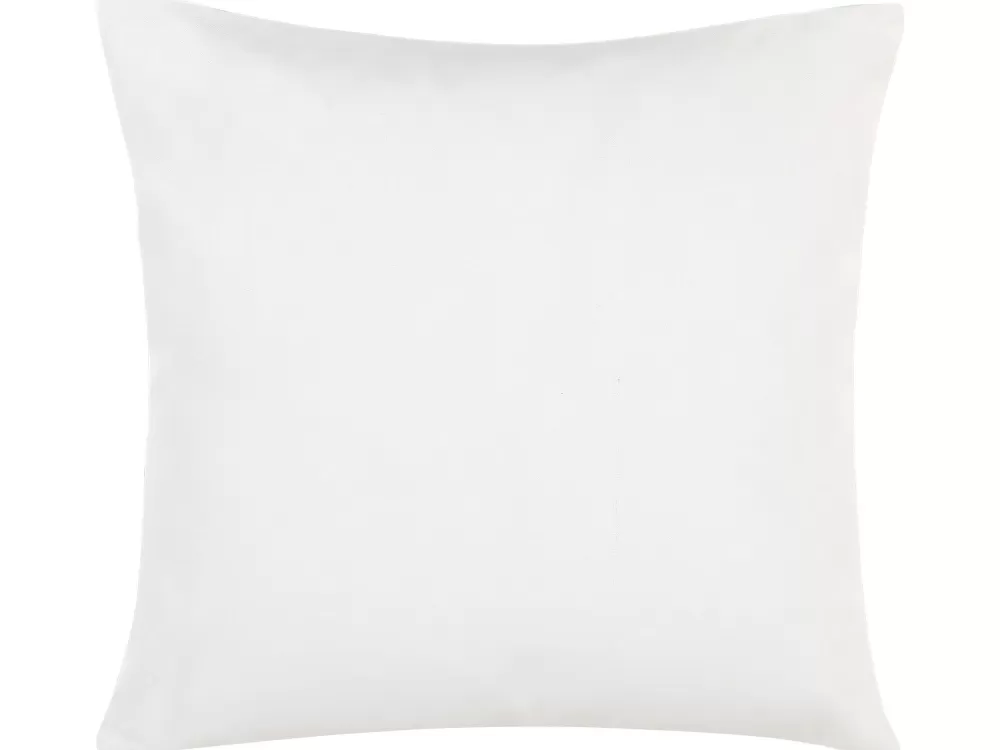 Tekstiilit<Beliani Ulkokoristetyyny Valkoinen/Vihrea 45 X 45 Cm 2 Kpl Brento