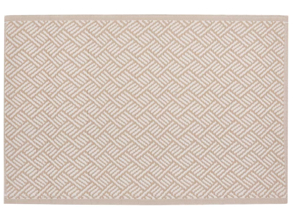 Matot<Beliani Ulkomatto Beige 120 X 180 Cm Ajmer