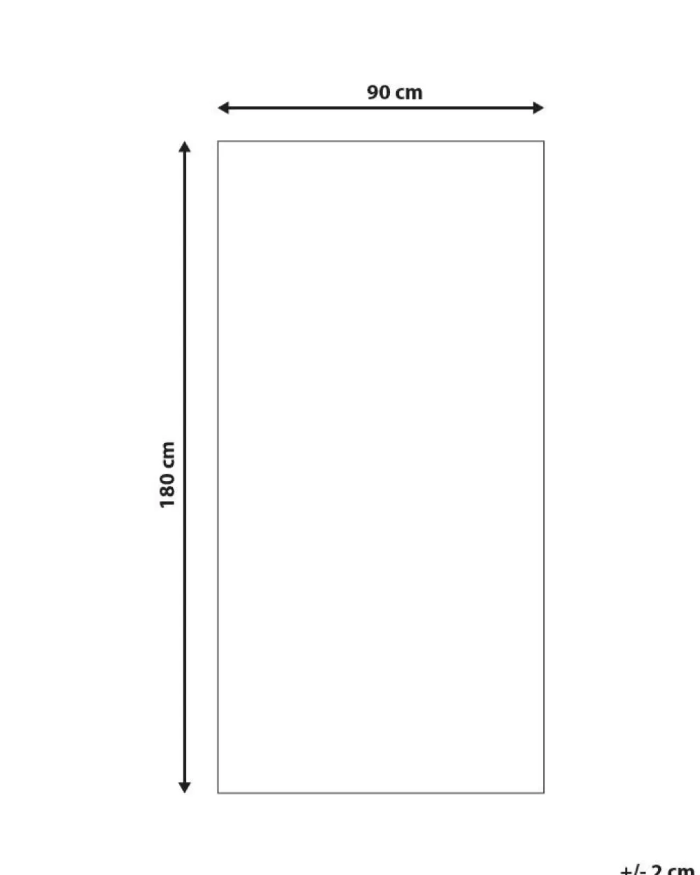 Matot<Beliani Ulkomatto Kaksipuolinen Musta 90 X 180 Cm Surat