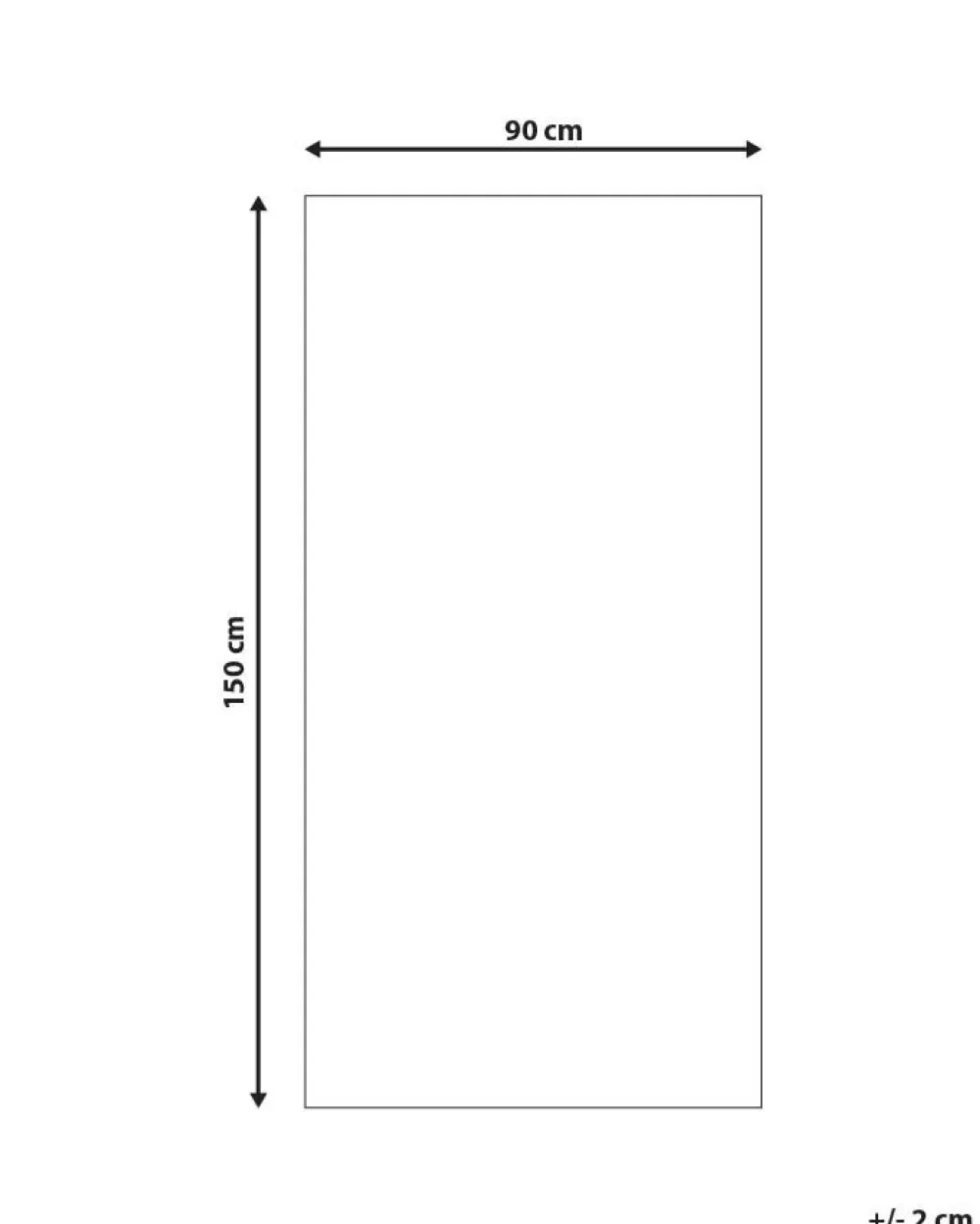 Discount Beliani Ulkomatto Vaaleanharmaa 90 X 150 Cm Sikar